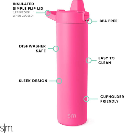 Insulated Filtered Water Bottle | 34oz, Green