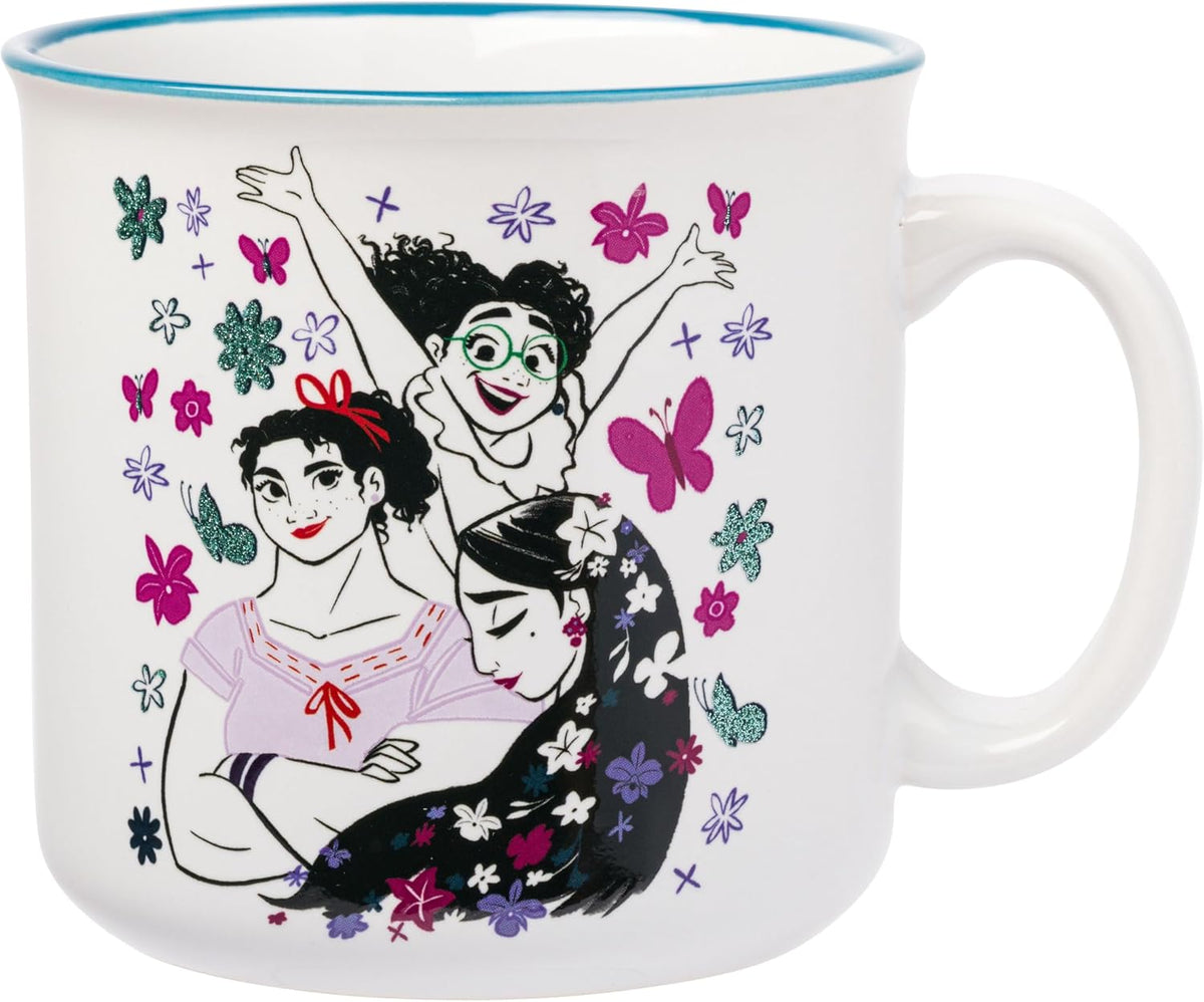 Scooby-Doo, Ceramic Camper Mug, 20oz | Fred, Shaggy, Velma, Daphne, 0.59 Liters