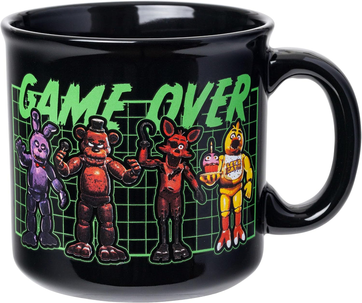 Scooby-Doo, Ceramic Camper Mug, 20oz | Fred, Shaggy, Velma, Daphne, 0.59 Liters