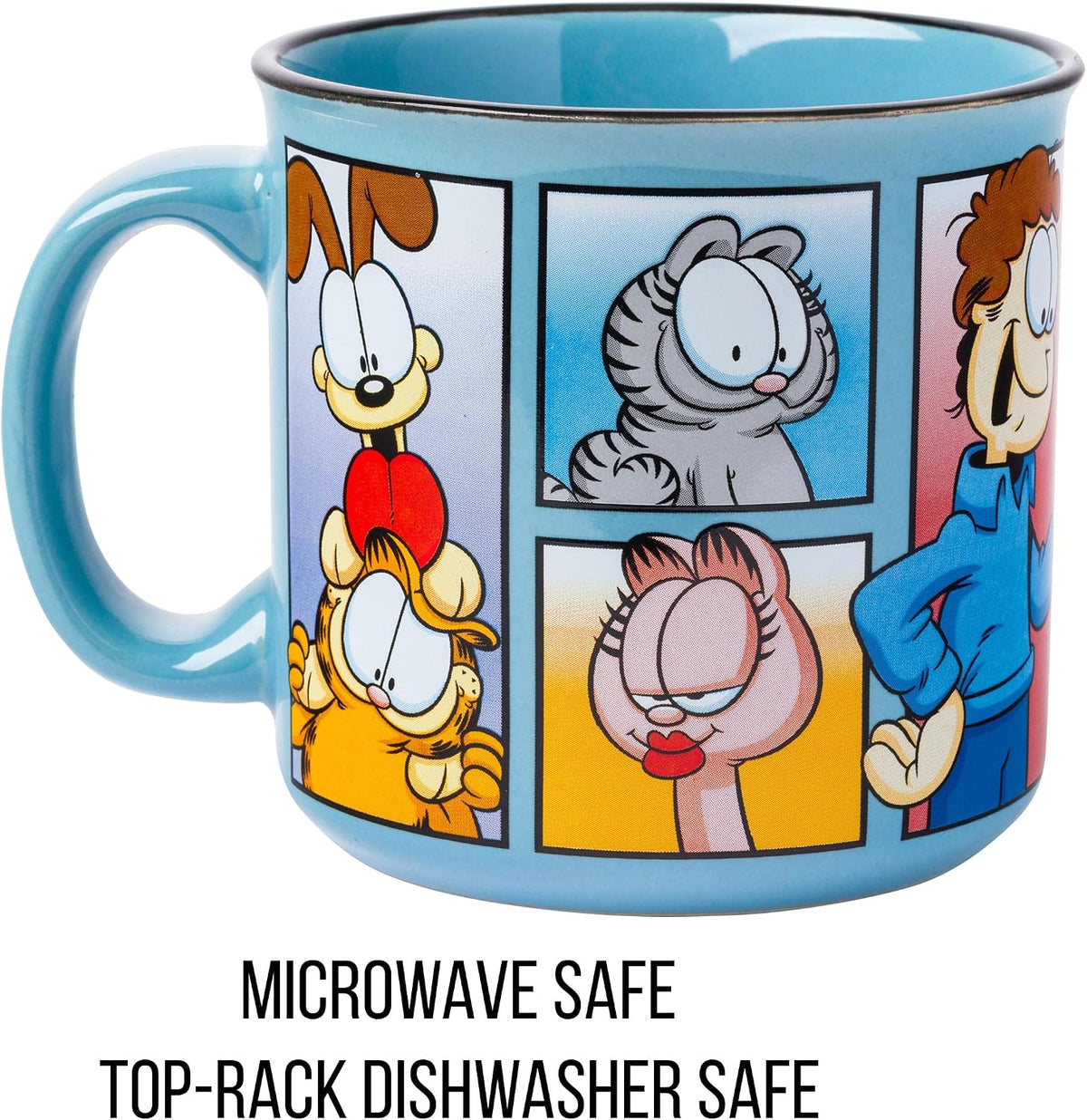 Scooby-Doo, Ceramic Camper Mug, 20oz | Fred, Shaggy, Velma, Daphne, 0.59 Liters