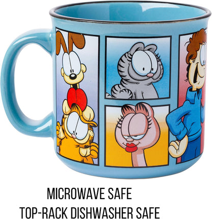 Scooby-Doo, Ceramic Camper Mug, 20oz | Fred, Shaggy, Velma, Daphne, 0.59 Liters
