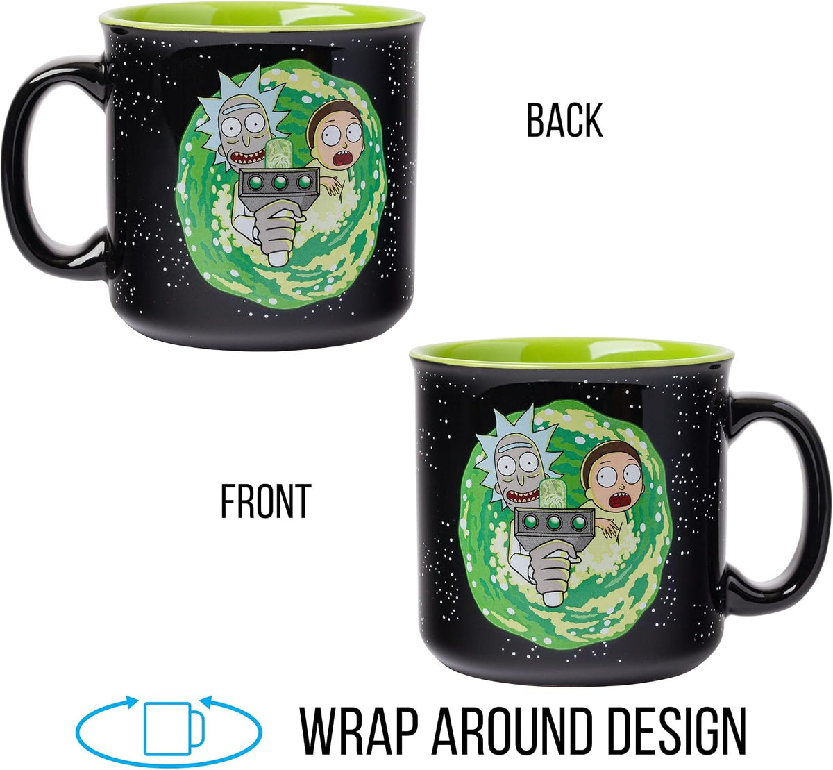 Scooby-Doo, Ceramic Camper Mug, 20oz | Fred, Shaggy, Velma, Daphne, 0.59 Liters