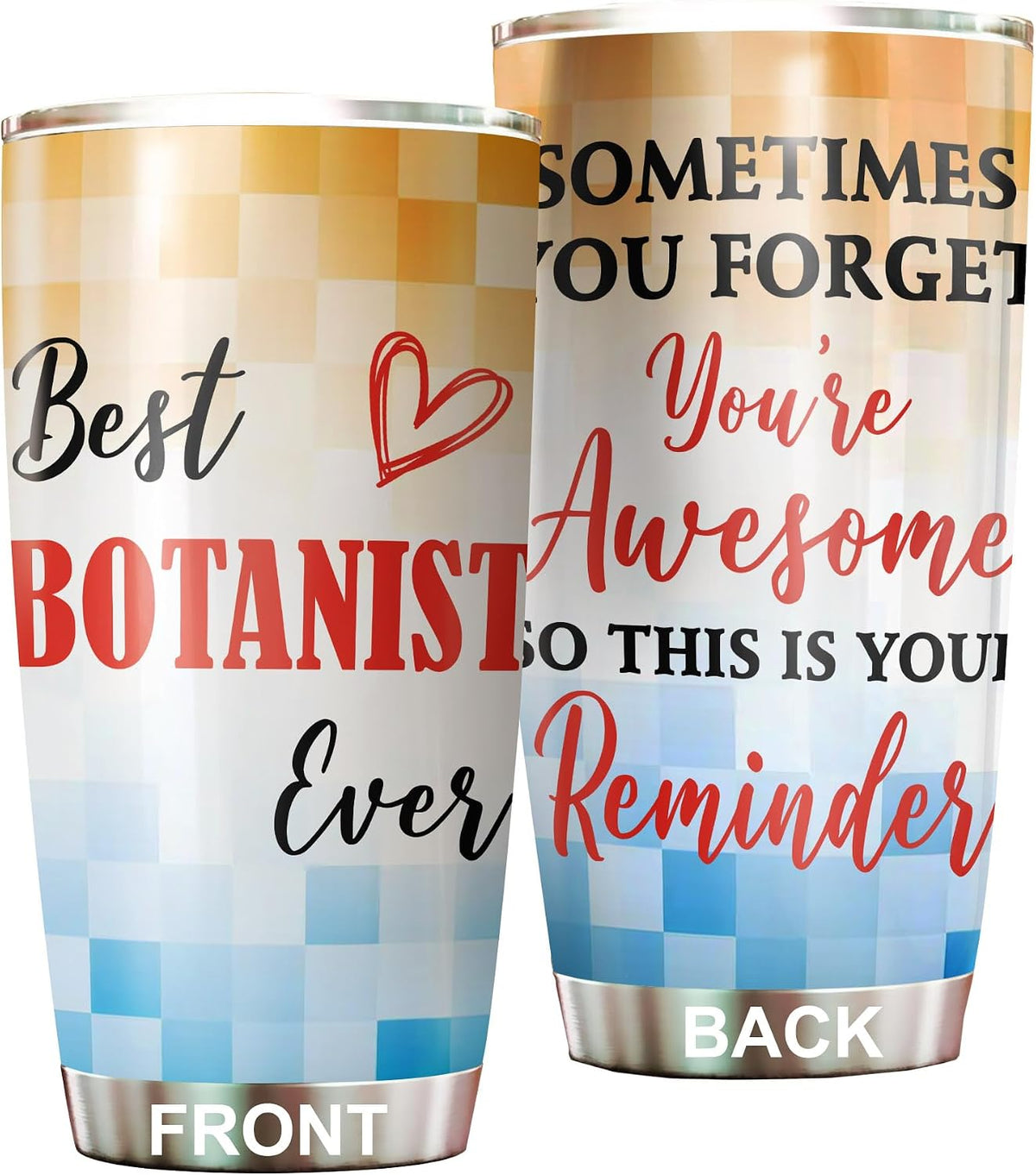 Best Caterer Ever Tumbler Stainless Steel 20oz, Office Gifts Women Men Work Friends Coworker, Driking Coffee Cup For Birthday Christmas - Colors L