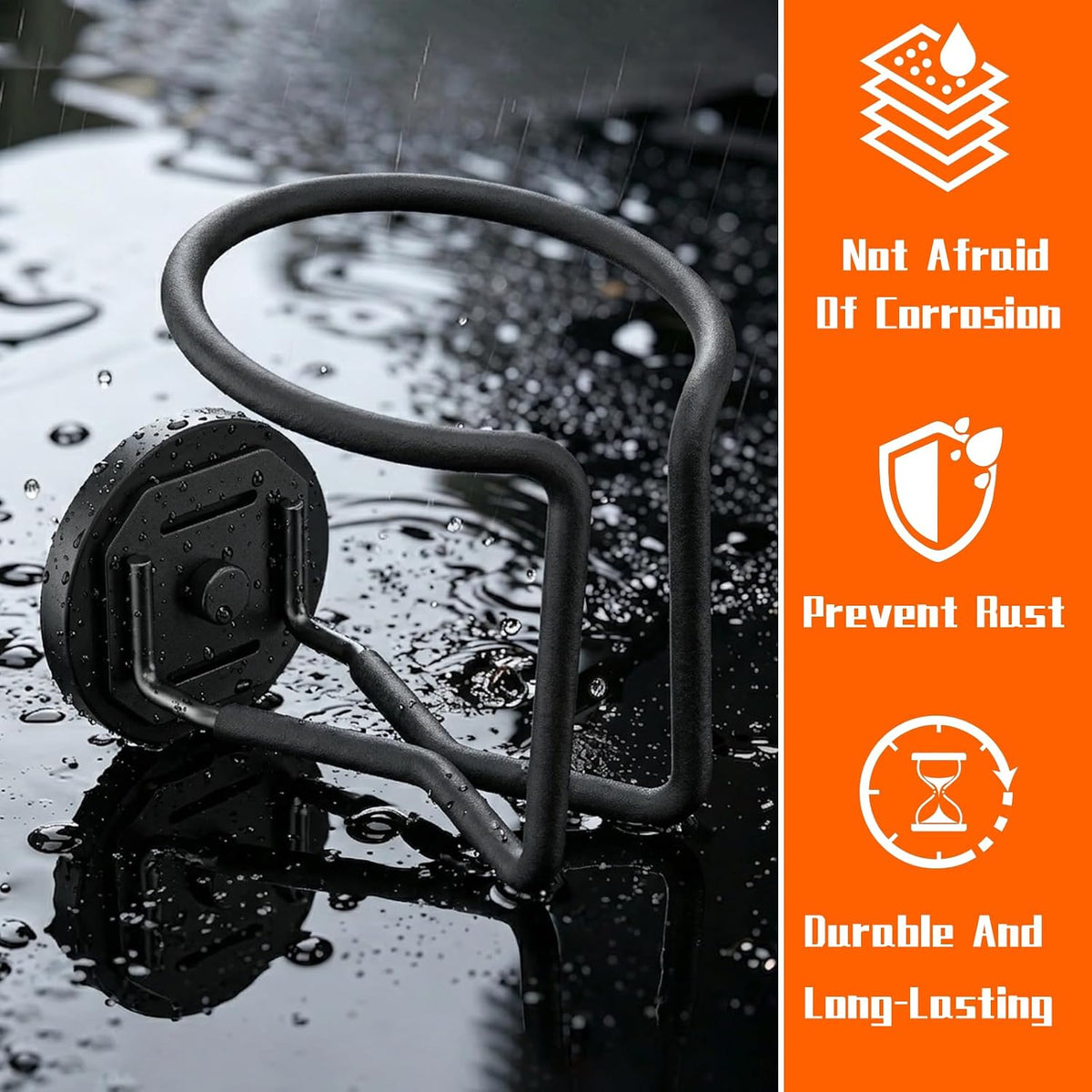 Magnetic Cup Holder Magnetic Drink Holder Heavy Duty，Magnet Truck Cup Holders, Strong Magnet Mount Water Bottle Holders for Tractor Fridge Yacht RV Forklifts Bus on Metal Surface