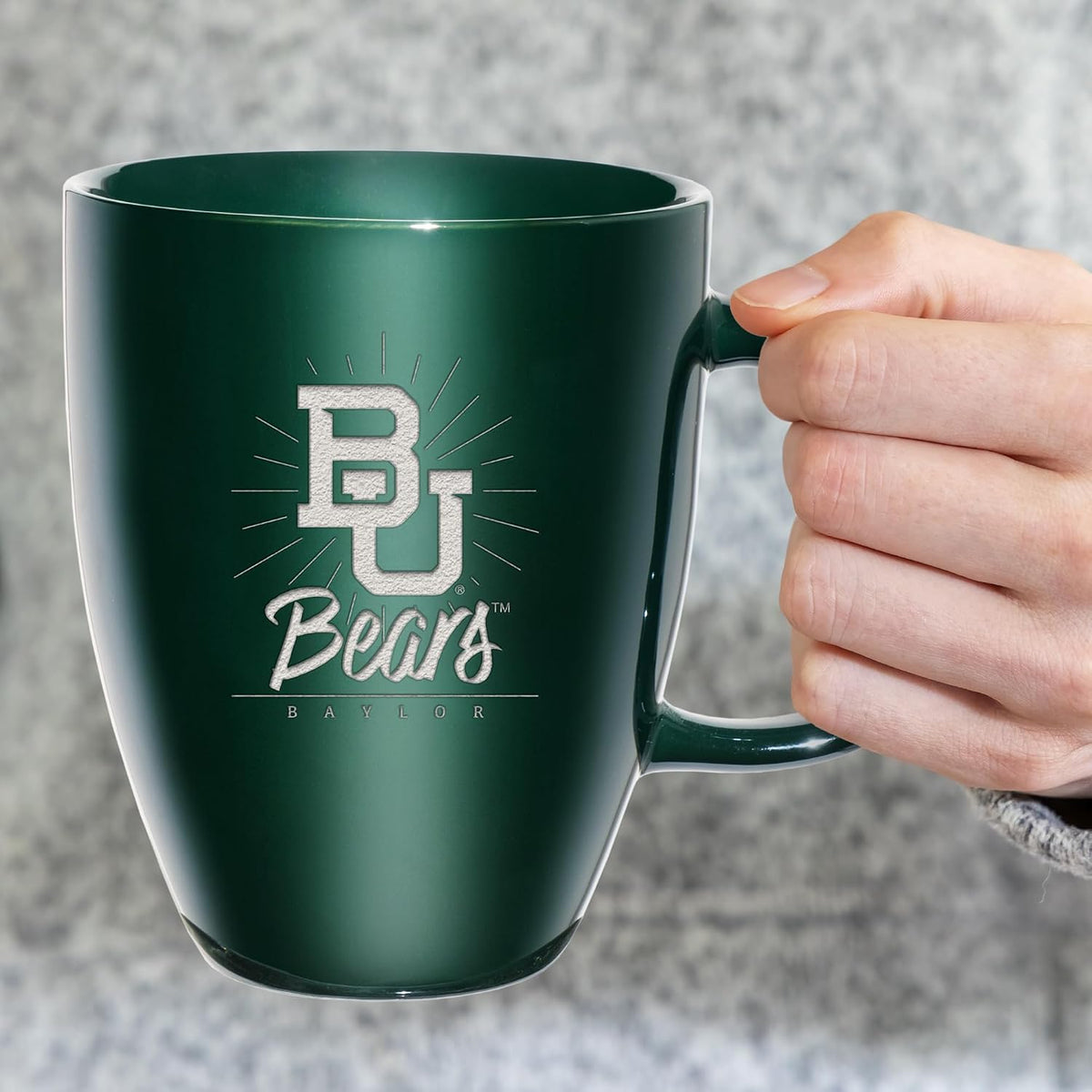 NCAA 18oz Laser Engraved Ceramic Lustre Mug - Coffee-Tea - Colors D