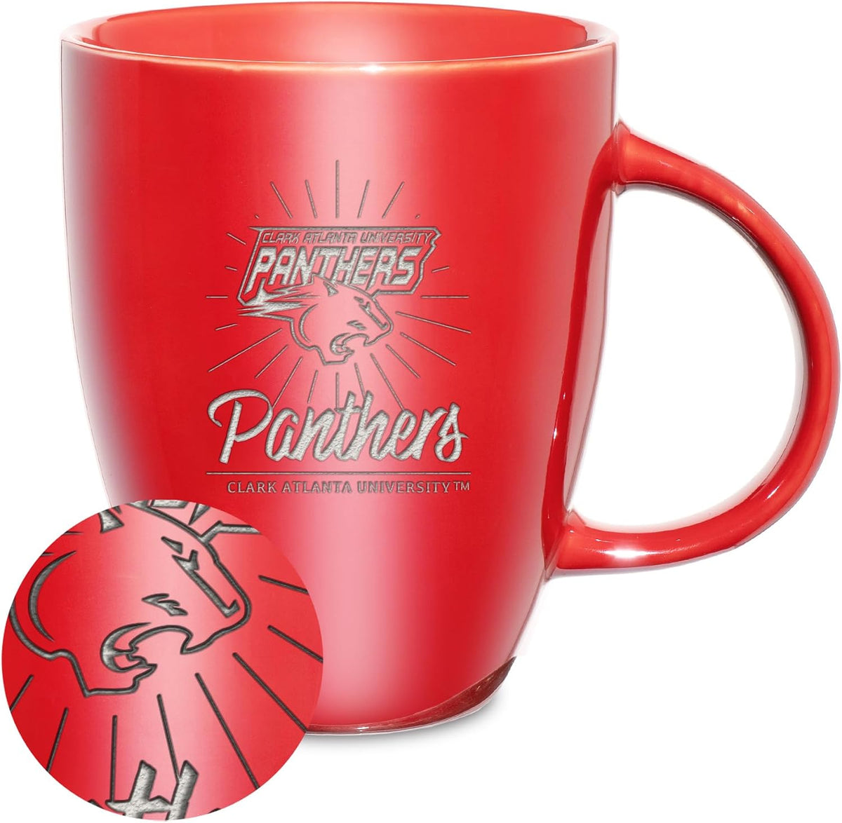 NCAA 18oz Laser Engraved Ceramic Lustre Mug - Coffee-Tea - Colors D