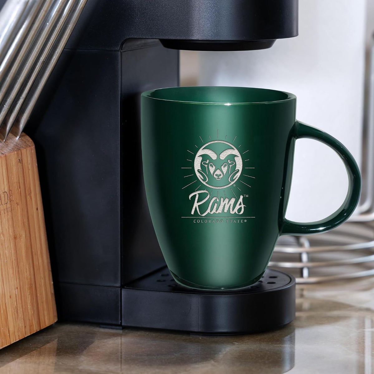 NCAA 18oz Laser Engraved Ceramic Lustre Mug - Coffee-Tea - Colors D