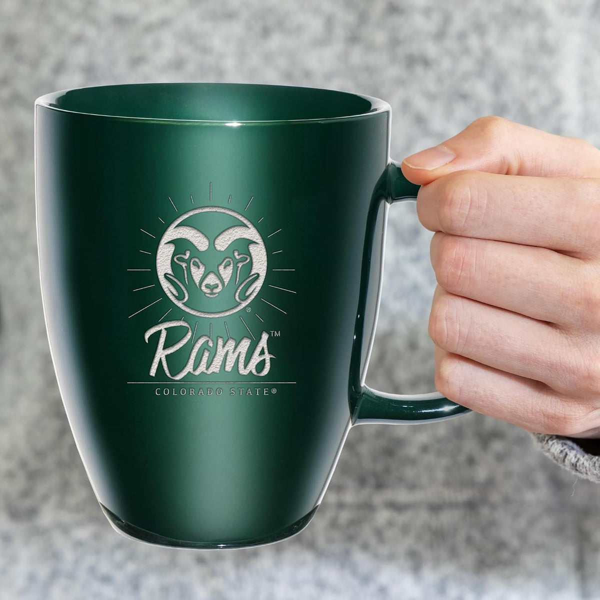 NCAA 18oz Laser Engraved Ceramic Lustre Mug - Coffee-Tea - Colors D