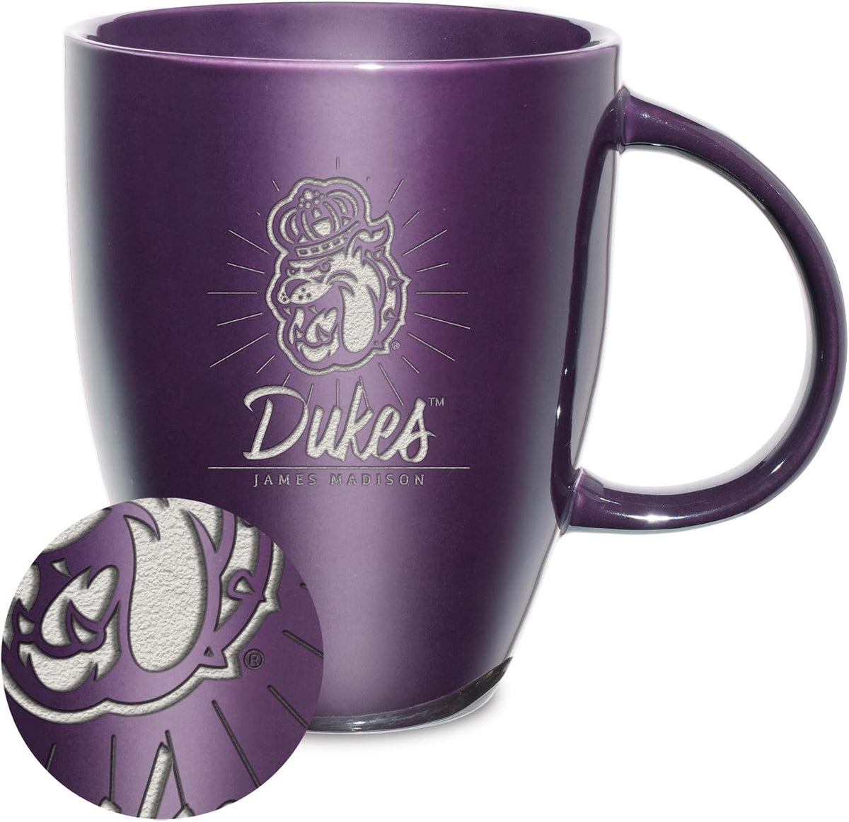 NCAA 18oz Laser Engraved Ceramic Lustre Mug - Coffee-Tea - Colors D