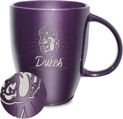 NCAA 18oz Laser Engraved Ceramic Lustre Mug - Coffee-Tea - Colors D