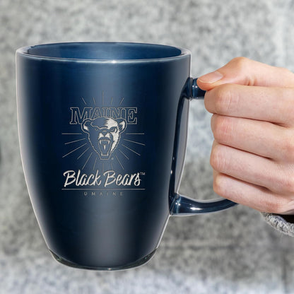 NCAA 18oz Laser Engraved Ceramic Lustre Mug - Coffee-Tea - Colors D