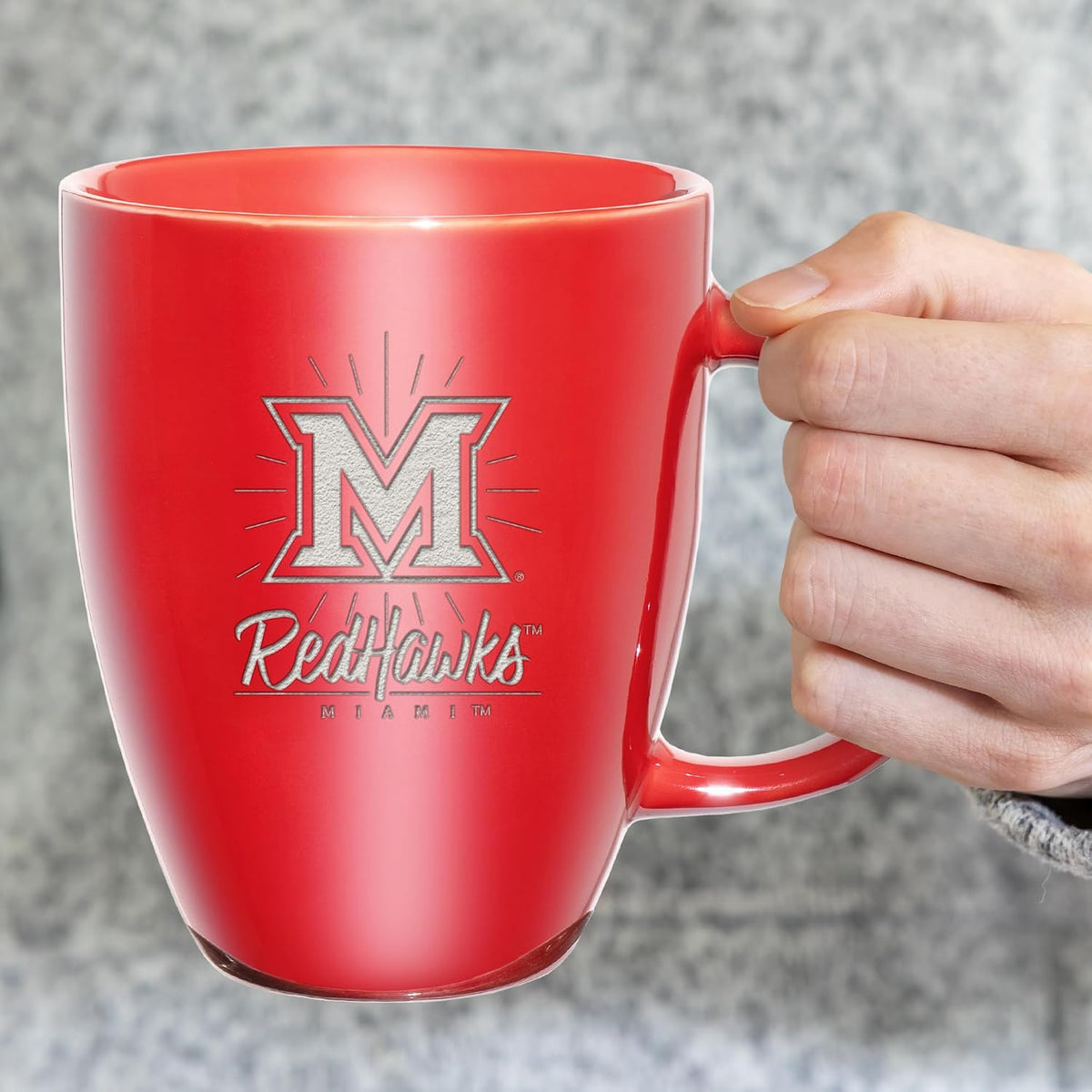 NCAA 18oz Laser Engraved Ceramic Lustre Mug - Coffee-Tea - Colors D