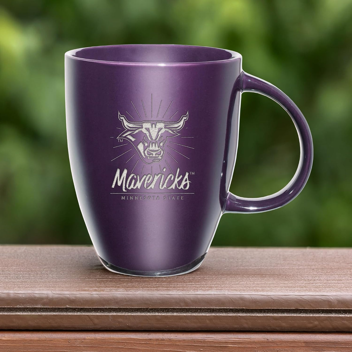 NCAA 18oz Laser Engraved Ceramic Lustre Mug - Coffee-Tea - Colors D