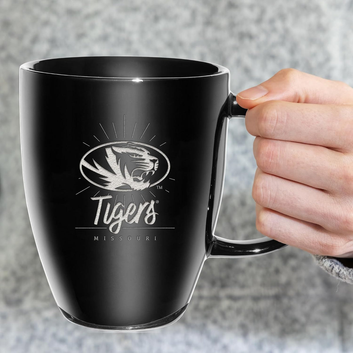 NCAA 18oz Laser Engraved Ceramic Lustre Mug - Coffee-Tea - Colors D