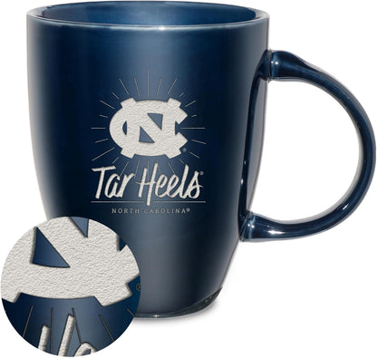 NCAA 18oz Laser Engraved Ceramic Lustre Mug - Coffee-Tea - Colors D