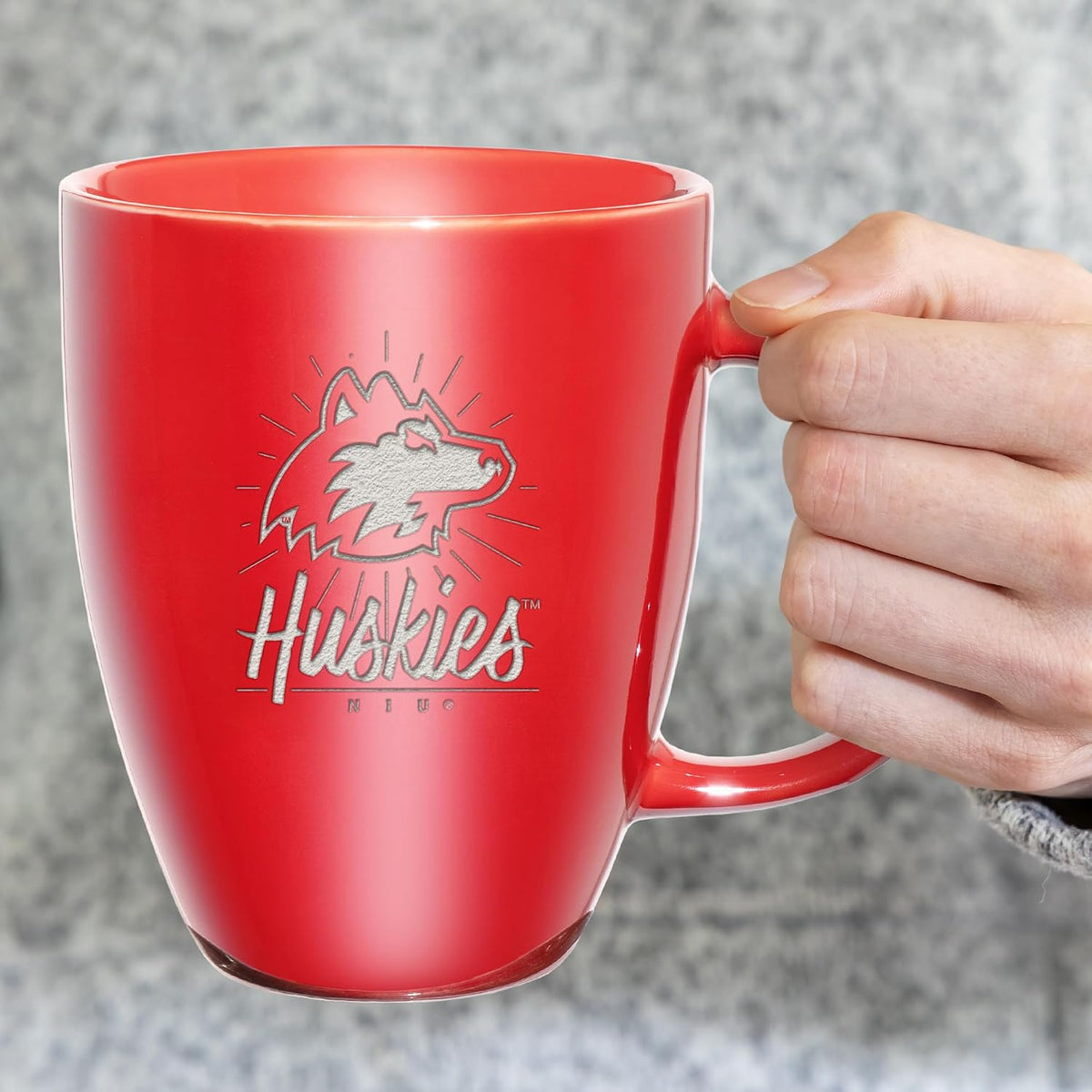 NCAA 18oz Laser Engraved Ceramic Lustre Mug - Coffee-Tea - Colors D