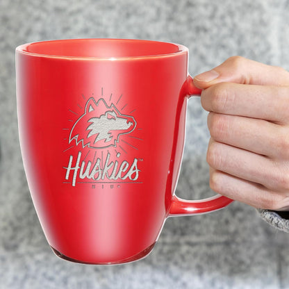 NCAA 18oz Laser Engraved Ceramic Lustre Mug - Coffee-Tea - Colors D