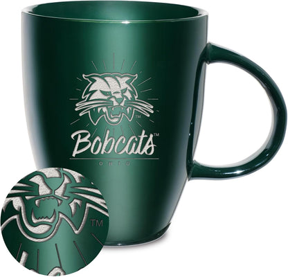 NCAA 18oz Laser Engraved Ceramic Lustre Mug - Coffee-Tea - Colors D