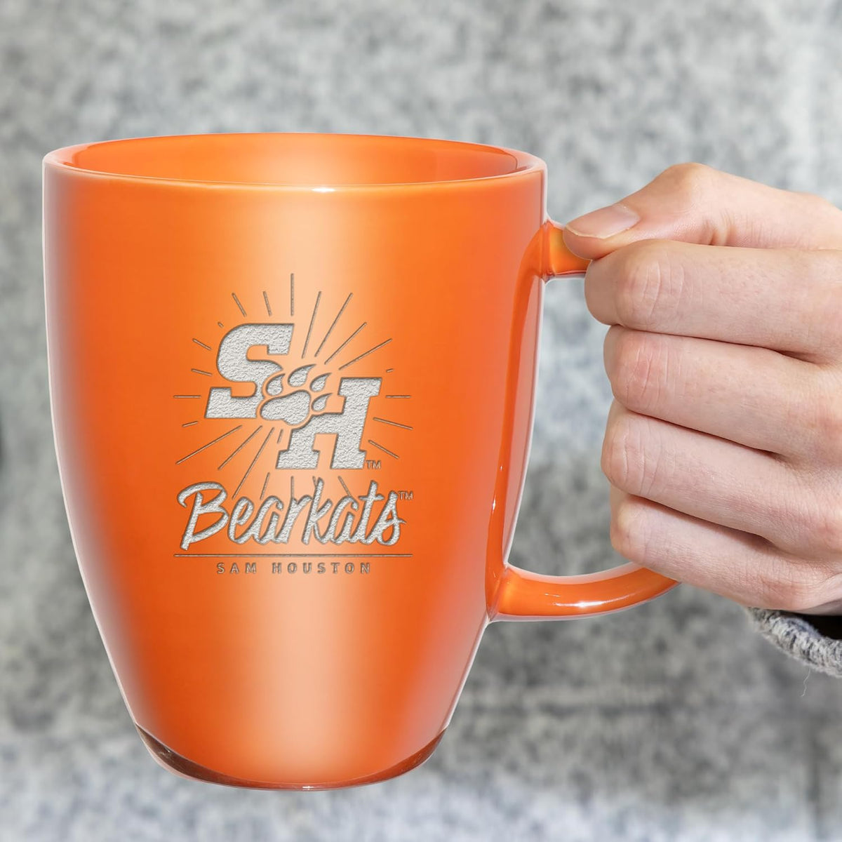 NCAA 18oz Laser Engraved Ceramic Lustre Mug - Coffee-Tea - Colors D