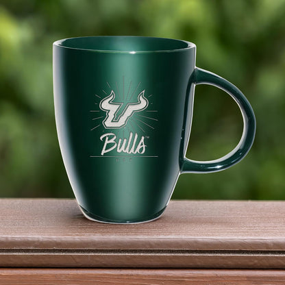NCAA 18oz Laser Engraved Ceramic Lustre Mug - Coffee-Tea - Colors D