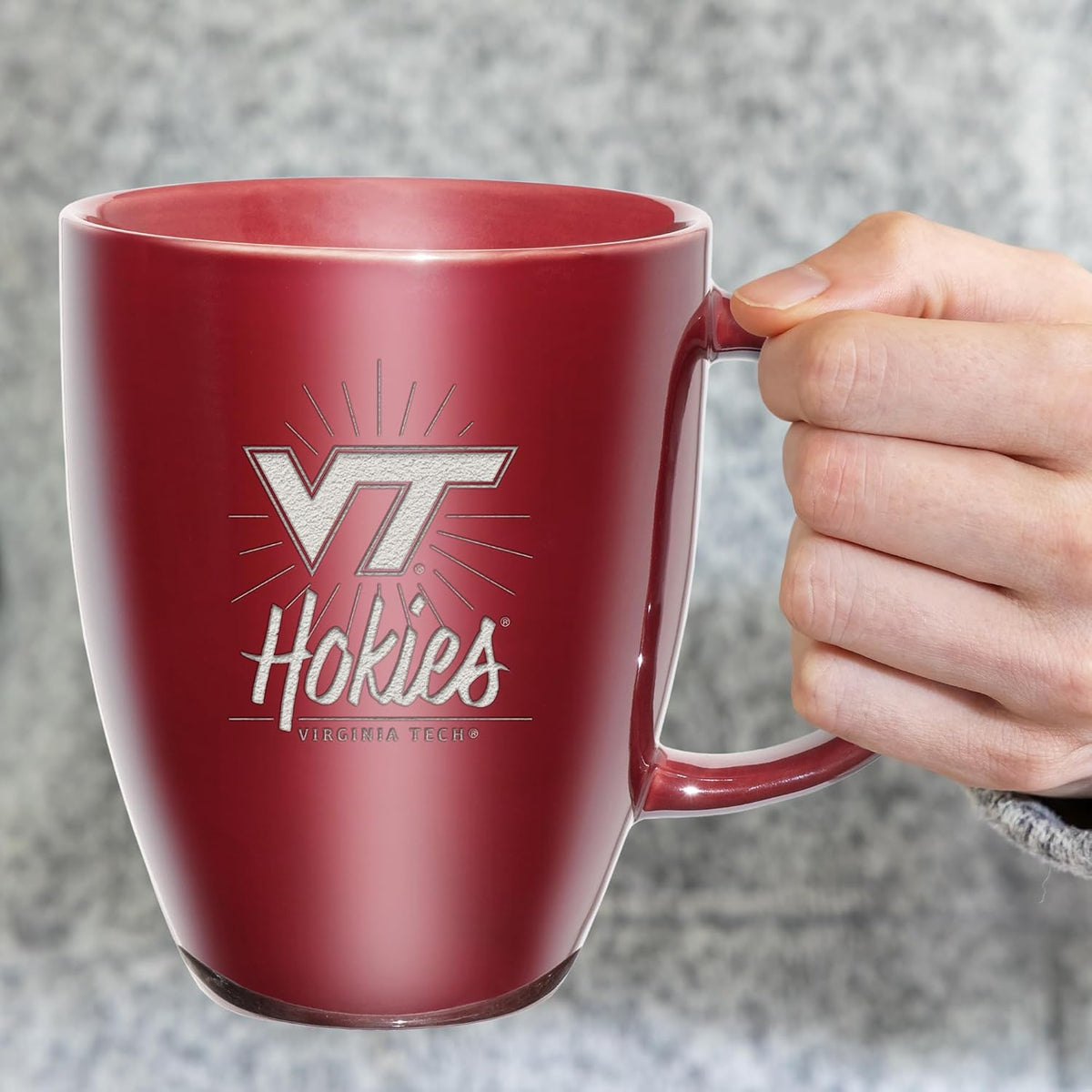NCAA 18oz Laser Engraved Ceramic Lustre Mug - Coffee-Tea - Colors D