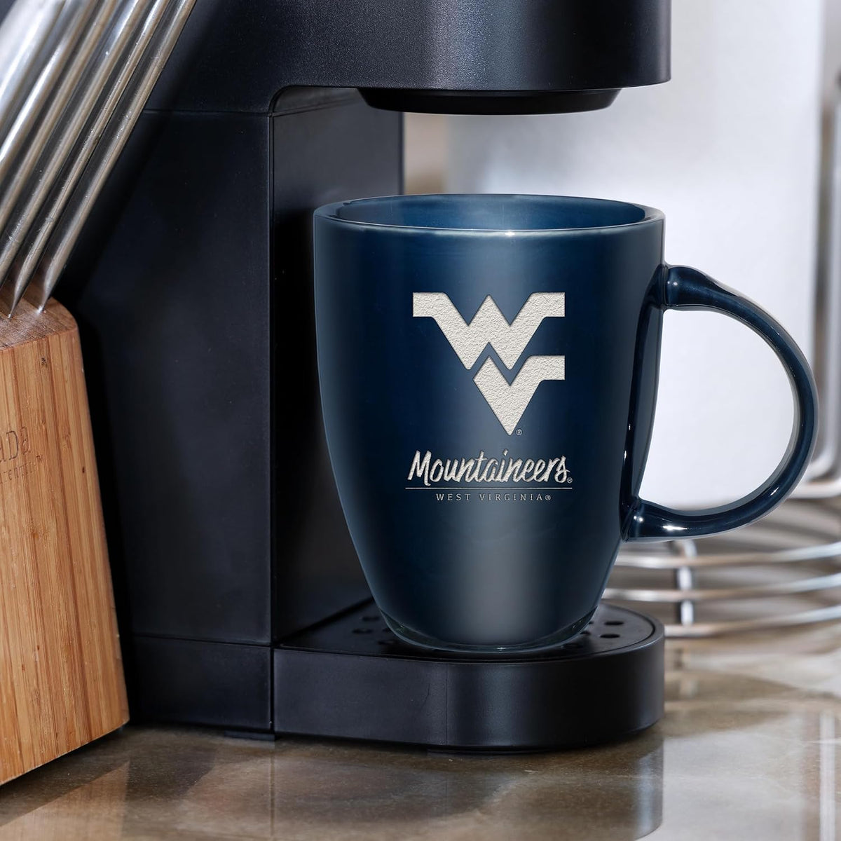 NCAA 18oz Laser Engraved Ceramic Lustre Mug - Coffee-Tea - Colors D