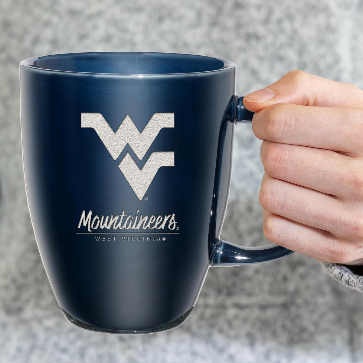 NCAA 18oz Laser Engraved Ceramic Lustre Mug - Coffee-Tea - Colors D