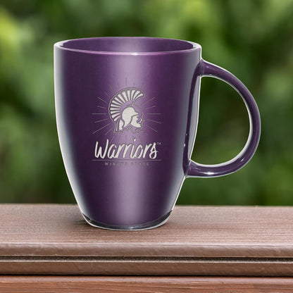 NCAA 18oz Laser Engraved Ceramic Lustre Mug - Coffee-Tea - Colors D