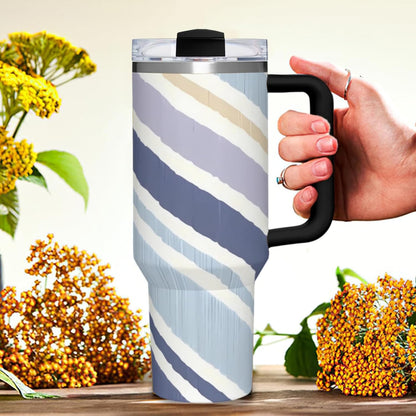 Commuter Vacuum Tumbler: No-Leak 40OZ Capacity, Easy Single-Hand Use, Fits Vehicles/Offices - Perfect for Travel, Driving, Daily Transit