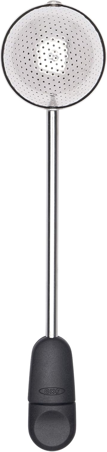 Brew Twisting Ball Tea Infuser - Fine Mesh, Stainless Steel