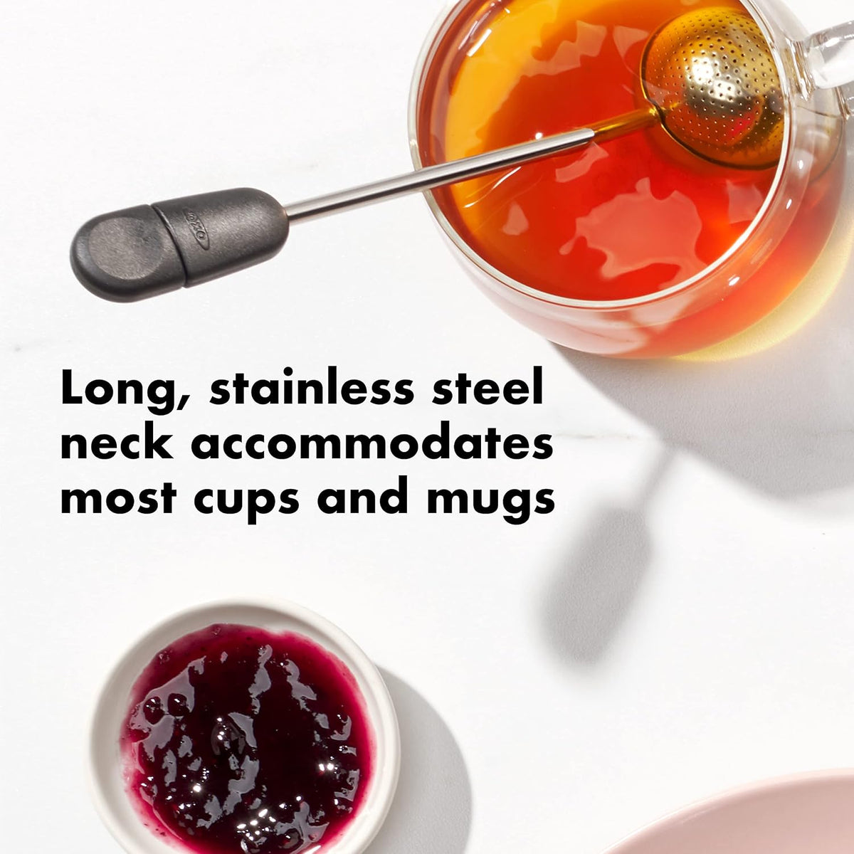 Brew Twisting Ball Tea Infuser - Fine Mesh, Stainless Steel