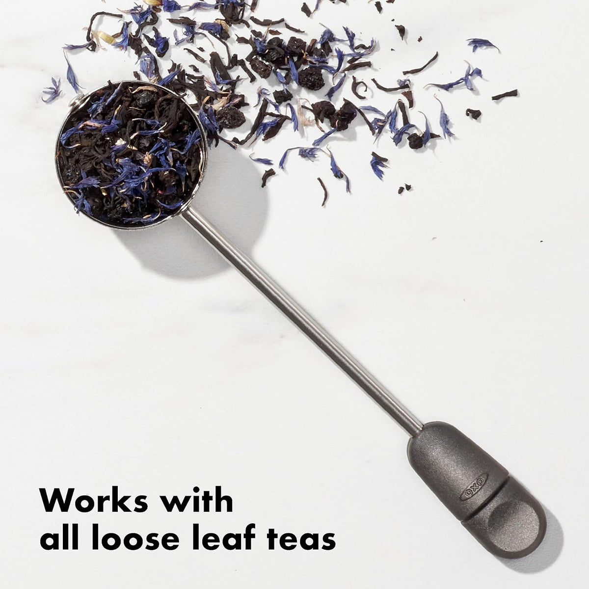 Brew Twisting Ball Tea Infuser - Fine Mesh, Stainless Steel