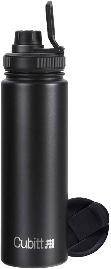 Hydro Bottle 24 oz – Insulated Steel – Mint Green | 2 Leak-Proof Lids, Cold 24h/Hot 12h