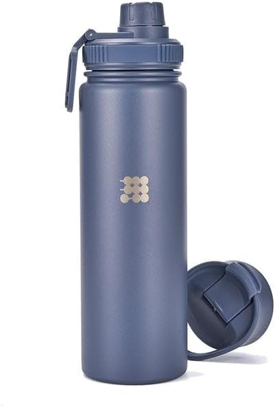 Hydro Bottle 24 oz – Insulated Steel – Mint Green | 2 Leak-Proof Lids, Cold 24h/Hot 12h