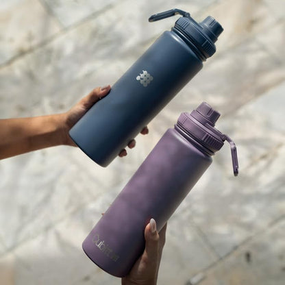 Hydro Bottle 24 oz – Insulated Steel – Mint Green | 2 Leak-Proof Lids, Cold 24h/Hot 12h