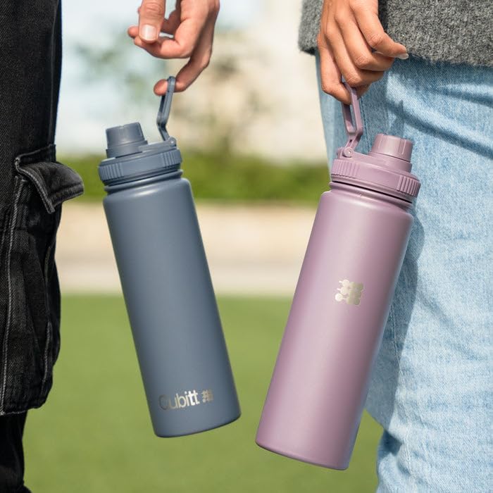 Hydro Bottle 24 oz – Insulated Steel – Mint Green | 2 Leak-Proof Lids, Cold 24h/Hot 12h