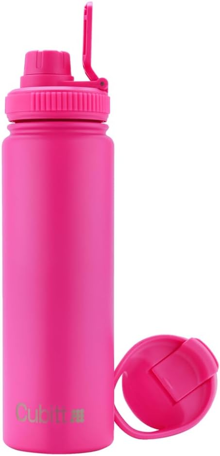 Hydro Bottle 24 oz – Insulated Steel – Mint Green | 2 Leak-Proof Lids, Cold 24h/Hot 12h