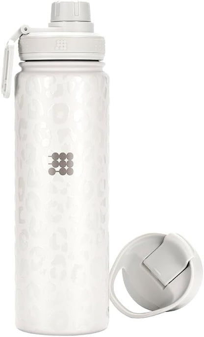 Hydro Bottle 24 oz – Insulated Steel – Mint Green | 2 Leak-Proof Lids, Cold 24h/Hot 12h