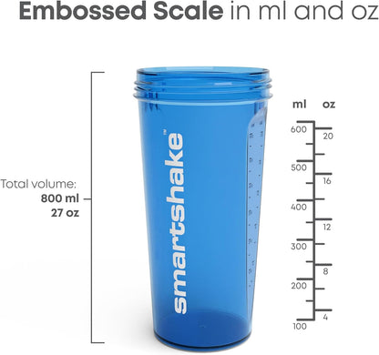 Lite 4 Pack 400 ml/13.5 oz Protein Shaker Bottle | Silent Mixing | Leak-Proof Shaker Bottle | Shaker Cups For Protein Shakes | Gym Shaker Bottle | BPA-Free, Dishwasher Safe | Multicolor