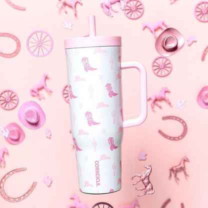 Cruiser Tumbler with Handle, 22 oz, Disney Mickey Retro Rainbow