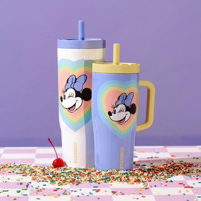 Cruiser Tumbler with Handle, 22 oz, Disney Mickey Retro Rainbow