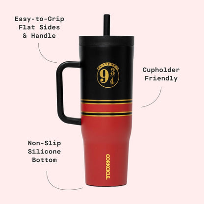 Cruiser Tumbler with Handle, 22 oz, Disney Mickey Retro Rainbow