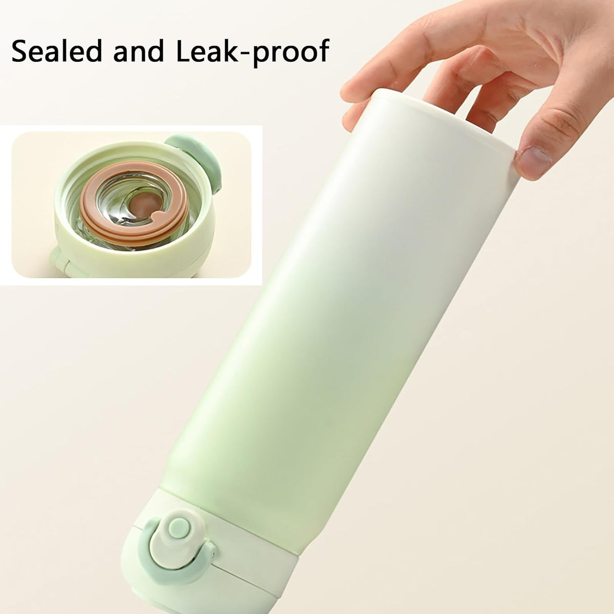 Insulated Cup, Water Tumbler, Sealed and Leak-proof, Easy to Clean, with Portable Carrying Loop, Suitable for Both Hot and Cold Drinks(Blue)