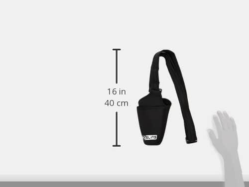 H2O4K9 Neoprene Deluxe Bottle Carrier with Front Pocket (Black) ?…