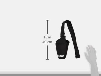 H2O4K9 Neoprene Deluxe Bottle Carrier with Front Pocket (Black) ?…