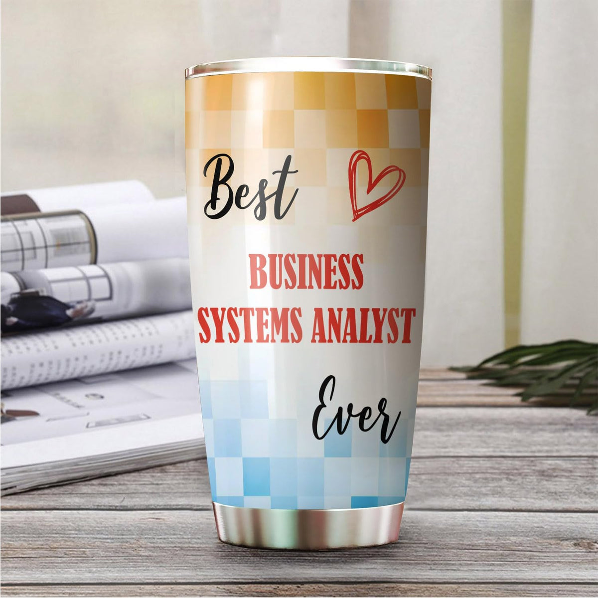 Best Lacrosse Coach Ever Tumbler Stainless Steel 20oz, Office Gifts Women Men Work Friends Coworker, Driking Coffee Cup For Birthday Christmas - Colors J