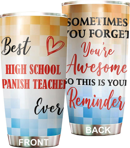 Best Lacrosse Coach Ever Tumbler Stainless Steel 20oz, Office Gifts Women Men Work Friends Coworker, Driking Coffee Cup For Birthday Christmas - Colors J