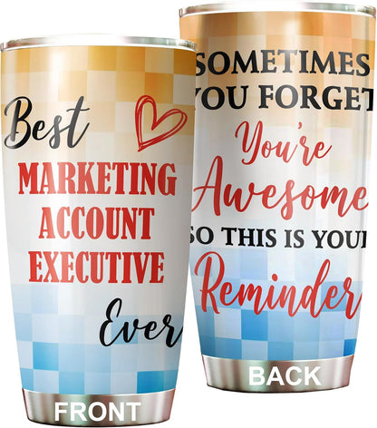 Best Lacrosse Coach Ever Tumbler Stainless Steel 20oz, Office Gifts Women Men Work Friends Coworker, Driking Coffee Cup For Birthday Christmas - Colors J
