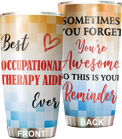 Best Lacrosse Coach Ever Tumbler Stainless Steel 20oz, Office Gifts Women Men Work Friends Coworker, Driking Coffee Cup For Birthday Christmas - Colors J