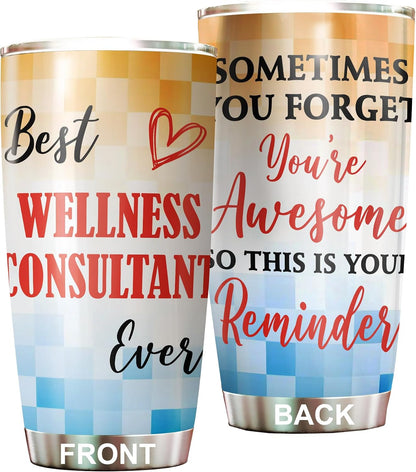 Best Lacrosse Coach Ever Tumbler Stainless Steel 20oz, Office Gifts Women Men Work Friends Coworker, Driking Coffee Cup For Birthday Christmas - Colors J